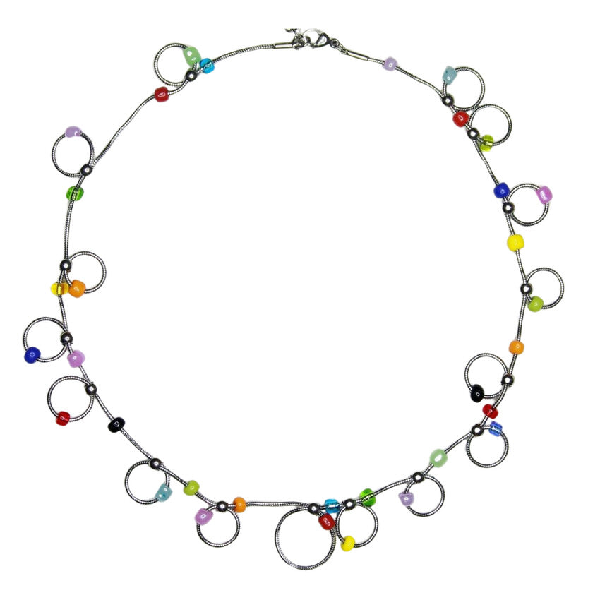 Indie Kid Beaded Chain Choker - affordable women jewelry - boogzel clothing