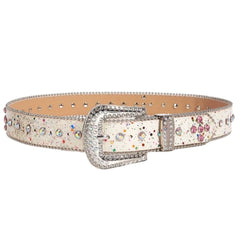 2000s rhinestone buckle belt boogzel clothing
