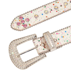 2000s rhinestone buckle belt boogzel clothing