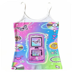 2000s flip phone tank top boogzel clothing