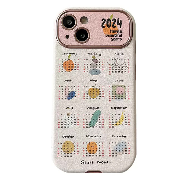 2024 Calendar iPhone Case boogzel clothing