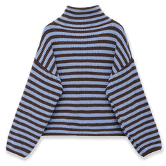 90s striped knit zip-up cardigan boogzel clothing