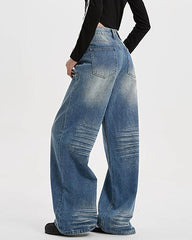 90s faded wash baggy jeans boogzel clothing