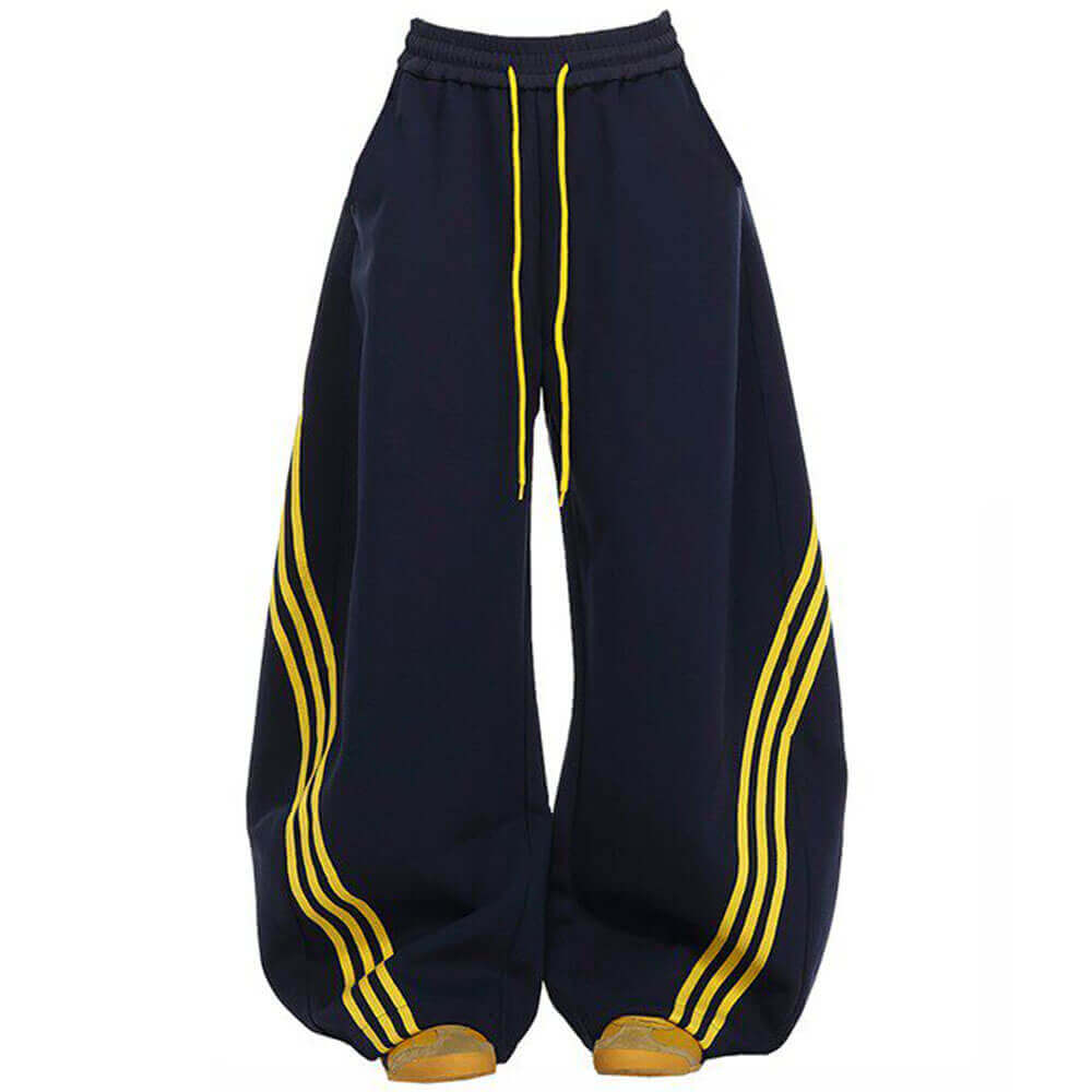 90s side stripe baggy sweatpants boogzel clothing