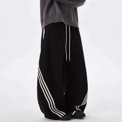 90s side stripe baggy sweatpants boogzel clothing