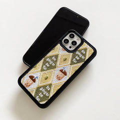 argyle pattern iphone case boogzel apparel