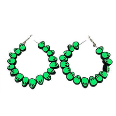 alien earrings boogzel apparel