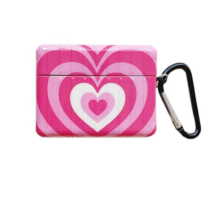 pink heart airpods case boogzel apparel