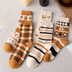 cute brown socks boogzel apparel