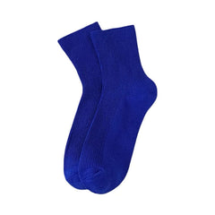 blue ribbed socks boogzel apparel