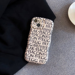 bacon egg iphone case boogzel apparel