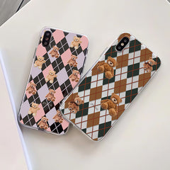 argyle pattern iphone case boogzel apparel