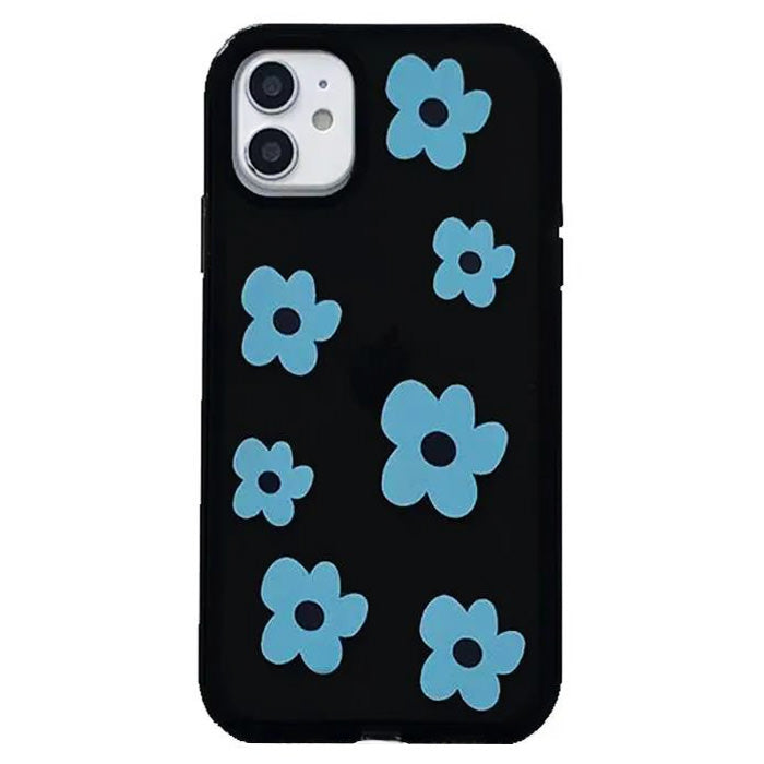 blue flower iphone case boogzel apparel