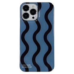 blue striped iphone case boogzel apparel