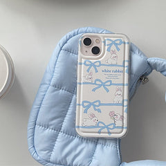 bow rabbit iphone case boogzel apparel