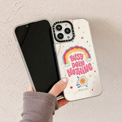 rainbow aesthetic iphone case boogzel apparel