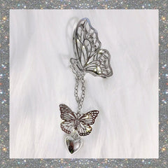butterfly chain hair claw boogzel apparel