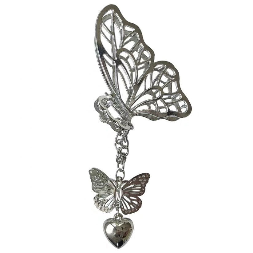 butterfly chain hair claw boogzel apparel