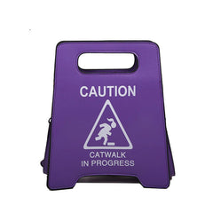 Caution Catwalk in Progress Neon Handbag Neon Handbag | BOOGZEL APPAREL
