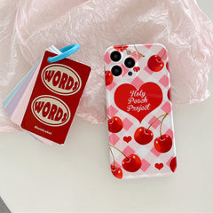 cherry beaded iphone case boogzel apparel
