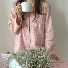 cherry pajama set boogzel apparel