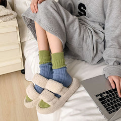 color block warm socks boogzel apparel