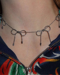 Coquette Bows Choker Necklace - Boogzel Clothing