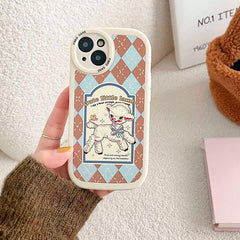 argyle pattern iphone case boogzel apparel