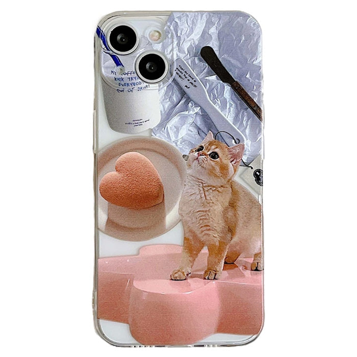 cutie cat iphone case boogzel apparel