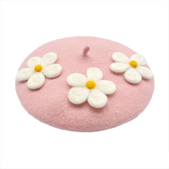 flower crochet beret boogzel apparel