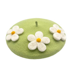 daisy crochet beret boogzel apparel