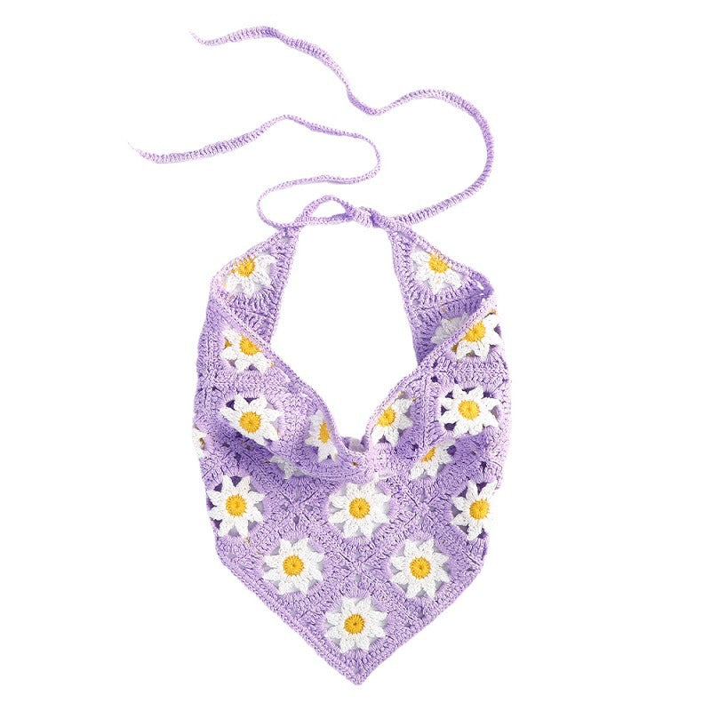 Daisy Сrochet Hair Scarf boogzelapparel
