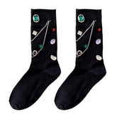 colorful diamond socks boogzel apparel