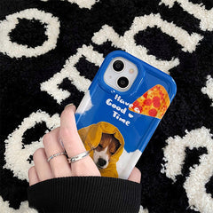 dog and pizza iphone case boogzel apparel