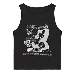 Downtown Aesthetic Ribbed Top boogzel apparel