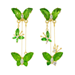 Fairy-Butterfly-Green-Earrings