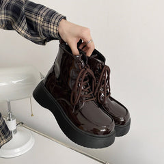 aesthetic platform boots boogzel clothing
