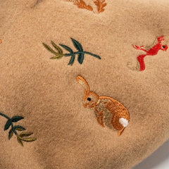 forest embroidered beret boogzel apparel