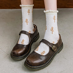 forest girl aesthetic socks boogzel apparel