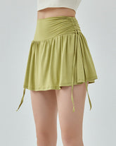 mini tennis skirt in green - lime green tennis skirt - boogzel tennis goods