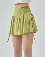 mini tennis skirt in green - lime green tennis skirt - boogzel tennis goods