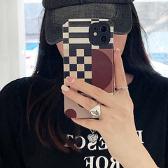 geometric print iphone case boogzel apparel