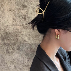 golden hoop earrings boogzel apparel