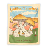 mushroom Wall Tapestry boogzel apparel