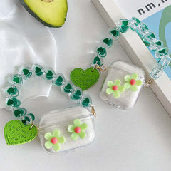 green daisy airpods case boogzel apparel