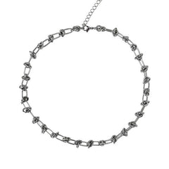 grunge aesthetic wire choker boogzel apparel