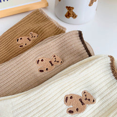 aesthetic bear socks boogzel apparel