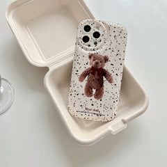 aesthetic bear iphone case boogzel apparel