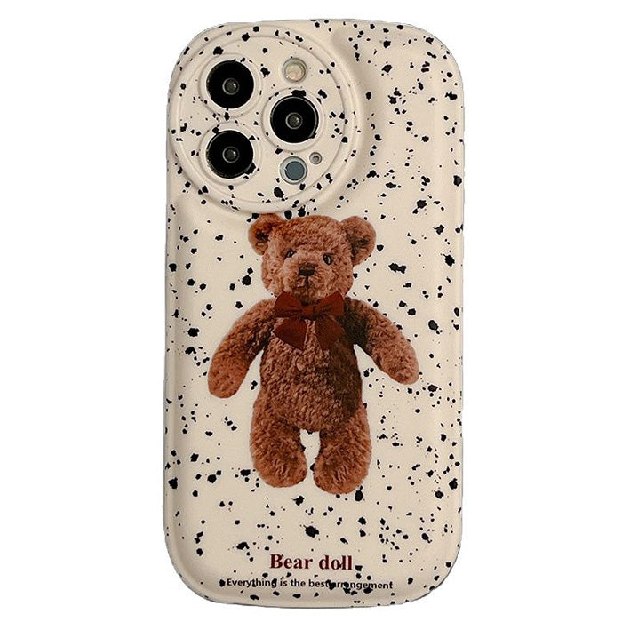 grunge bear iphone case boogzel apparel