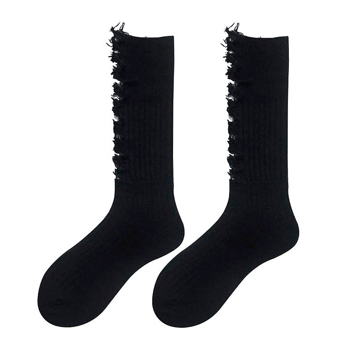 black grunge knee socks boogzel apparel